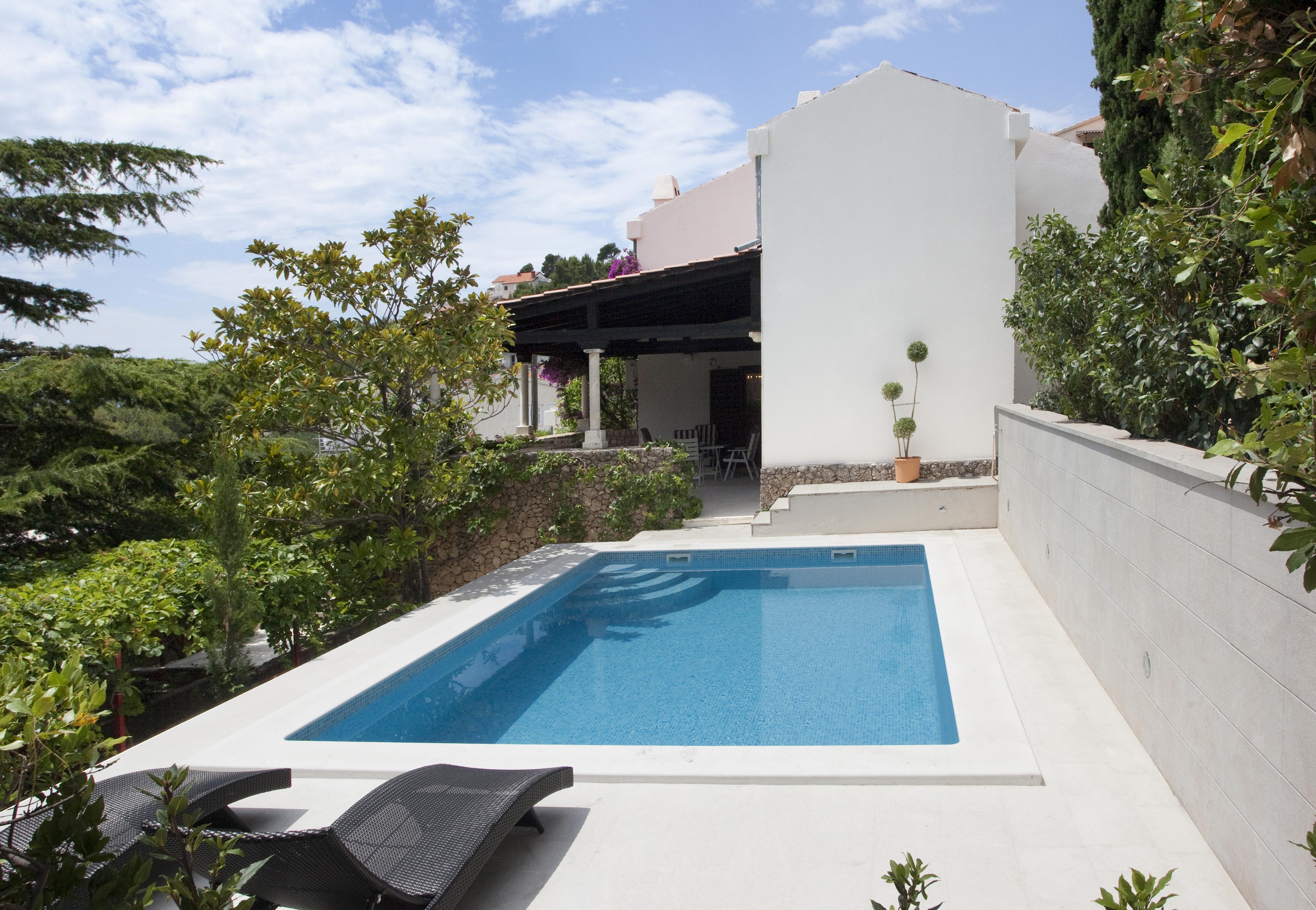 Villa Skalinada, 8 Persons, Private Pool, Baska Voda Bagian luar foto